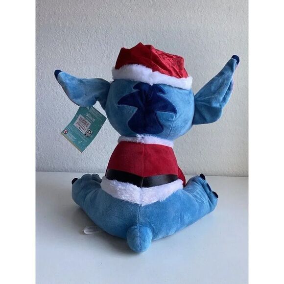 Disney Stitch Holiday Greeter 18" Christmas Santa Claus Decor Porch Door NEW - Picture 6 of 12
